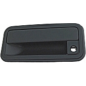Help! By Dorman Exterior Door Handle - Plastic Black Single - 77096