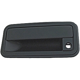 Help! By Dorman Exterior Door Handle - Plastic Black Single - 77096
