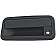 Help! By Dorman Exterior Door Handle - Plastic Black Single - 77096CD
