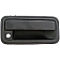 Help! By Dorman Exterior Door Handle - Plastic Black Single - 77097