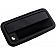 Help! By Dorman Exterior Door Handle - Plastic Black Single - 77097