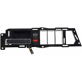 Help! By Dorman Interior Door Handle - Lever Metal Black Housing With Silver Lever Single - 77128