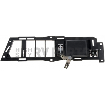 Help! By Dorman Interior Door Handle - Lever Metal Black Housing With Silver Lever Single - 77128-1