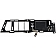 Help! By Dorman Interior Door Handle - Lever Metal Black Housing With Silver Lever Single - 77128