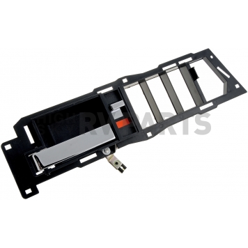 Help! By Dorman Interior Door Handle - Lever Metal Black Housing With Silver Lever Single - 77128-2