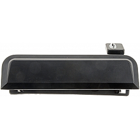 Help! By Dorman Exterior Door Handle - OEM Black Single - 77158