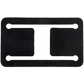 Help! By Dorman Seat Belt Slide Bar - Matte Plastic Black Single - 74325