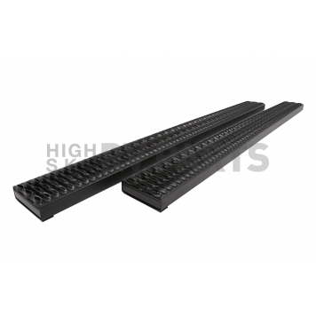 Dee Zee Running Board Black Powder Coated Aluminum Stationary - DZ15300A