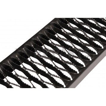Dee Zee Running Board Black Powder Coated Aluminum Stationary - DZ15300A-1