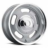 Cragar Wheel 380S Rally II - 18 x 8 Silver With Natural Lip - 1822378537