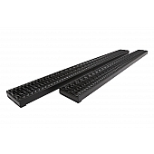 Dee Zee Running Board Black Powder Coated Aluminum Stationary - DZ15301A