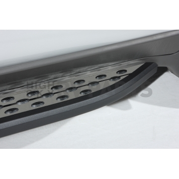 Dee Zee Running Board Silver Board With Black Powder Coated Trim Steel Stationary - DZ16203-2