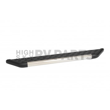 Dee Zee Running Board Black Powder Coated Board With Chrome Plated Trim Aluminum Stationary - DZ16322-2