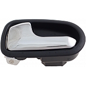 Help! By Dorman Interior Door Handle - Plastic Black Housing With Silver Lever Single - 93846
