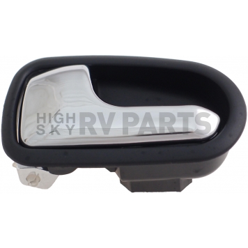 Help! By Dorman Interior Door Handle - Plastic Black Housing With Silver Lever Single - 93846