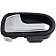 Help! By Dorman Interior Door Handle - Plastic Black Housing With Silver Lever Single - 93846