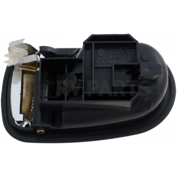 Help! By Dorman Interior Door Handle - Plastic Black Housing With Silver Lever Single - 93846-1