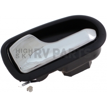 Help! By Dorman Interior Door Handle - Plastic Black Housing With Silver Lever Single - 93846-2