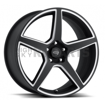 Cragar Wheel 620BMBC Series - 22 x 9 Black With Natural Accents - 620BMBC2902065