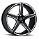 Cragar Wheel 620BMBC Series - 22 x 9 Black With Natural Accents - 620BMBC2902065