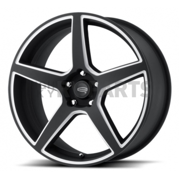 Cragar Wheel 620BMBC Series - 22 x 9 Black With Natural Accents - 620BMBC2902065-1