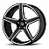 Cragar Wheel 620BMBC Series - 22 x 9 Black With Natural Accents - 620BMBC2902065