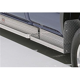 Dee Zee Running Board - Box Board Aluminum Silver Powder Coated - DZ3376