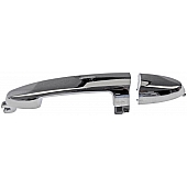Help! By Dorman Exterior Door Handle - Plastic Silver Single - 91096