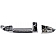 Help! By Dorman Exterior Door Handle - Plastic Silver Single - 91096