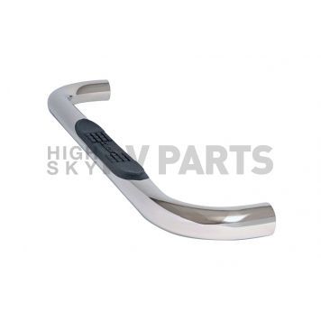 Dee Zee Nerf Bar 3 Inch Round Bent Polished Stainless Steel - DZ370762-1