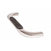 Dee Zee Nerf Bar 4 Inch Stainless Steel Oval Bent - DZ372517