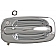 Help! By Dorman Exterior Door Handle - Plastic Silver Single - 91130