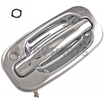 Help! By Dorman Exterior Door Handle - Plastic Silver Single - 91130-2