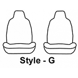 Covercraft Seat Cover Polycotton Tan Set Of 2 - SS1248PCTN