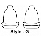 Covercraft Seat Cover Polycotton Tan Set Of 2 - SS1343PCTN
