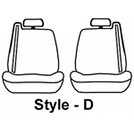 Covercraft Seat Cover Polycotton Gray Set Of 2 - SS2354PCGY