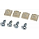 Dorman (OE Solutions) License Plate Mounting Hardware 4 Piece Set - 49258