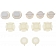 Help! By Dorman Windshield Wiper Linkage Bushing Nylon And Plastic Set Of 11 - 49447
