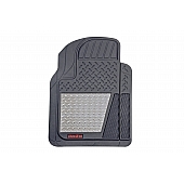 Dee Zee Floor Mat - Universal Fit Black Rubber 2 Pieces - DZ90709