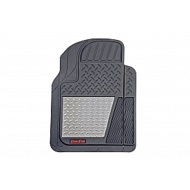Dee Zee Floor Mat - Universal Fit Black Rubber 2 Pieces - DZ90709