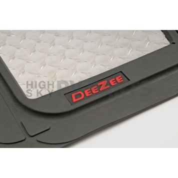 Dee Zee Floor Mat - Universal Fit Black Rubber 2 Pieces - DZ90709-2