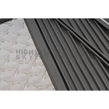 Dee Zee Floor Mat - Universal Fit Black Rubber 2 Pieces - DZ90709-3