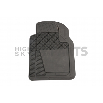 Dee Zee Floor Mat - Universal Fit Black Rubber 2 Pieces - DZ90709-4