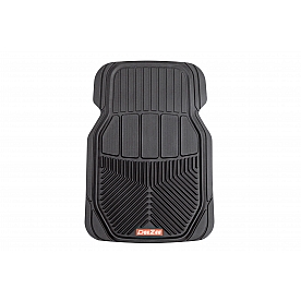 Dee Zee Floor Mat - Universal Fit Black Rubber 2 Pieces - DZ90710