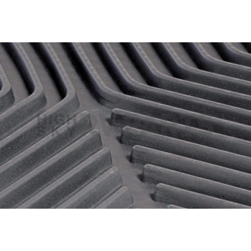 Dee Zee Floor Mat - Universal Fit Black Rubber 2 Pieces - DZ90710-2