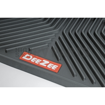 Dee Zee Floor Mat - Universal Fit Black Rubber 2 Pieces - DZ90713-2
