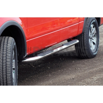 Dee Zee Nerf Bar 3 Inch Stainless Steel Round Bent - DZ373533-2