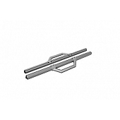 Dee Zee Nerf Bar 3 Inch Aluminum Hexagonal Straight - DZ66301