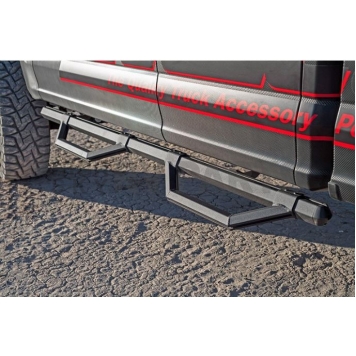 Dee Zee Nerf Bar - Truck Wheel To Wheel Aluminum Hexagonal Straight - DZ66341WTB-2