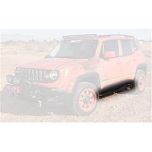Daystar Rocker Panel Guard - Black Round Tube Painted Steel - KJ50012BK